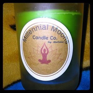 Handmade scented candles Millenial Moons Candles